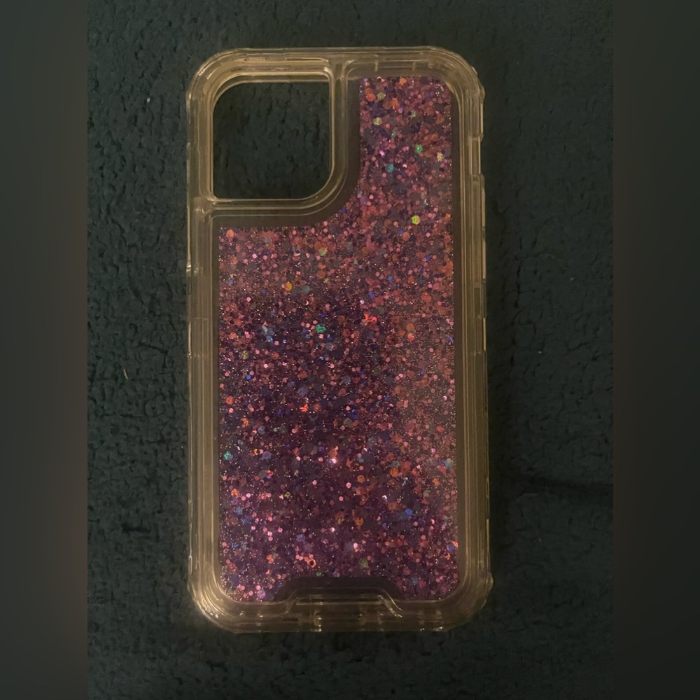 Purple Sparkly Iphone case